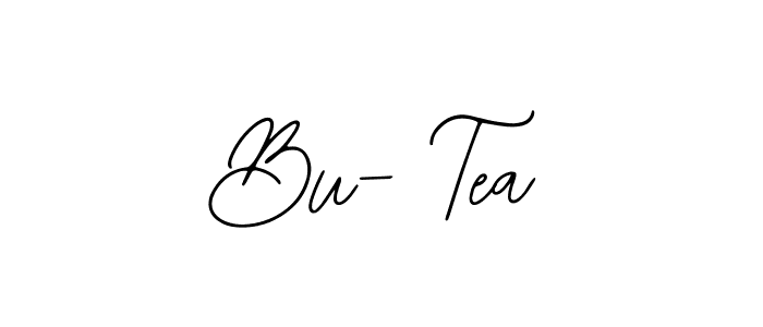 Design your own signature with our free online signature maker. With this signature software, you can create a handwritten (Bearetta-2O07w) signature for name Bu- Tea. Bu- Tea signature style 12 images and pictures png