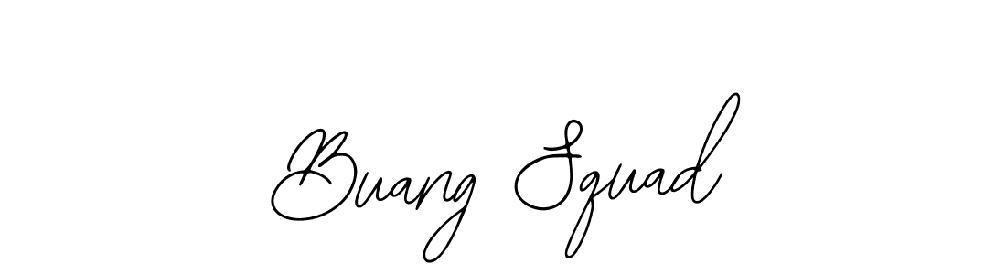 if you are searching for the best signature style for your name Buang Squad. so please give up your signature search. here we have designed multiple signature styles  using Bearetta-2O07w. Buang Squad signature style 12 images and pictures png