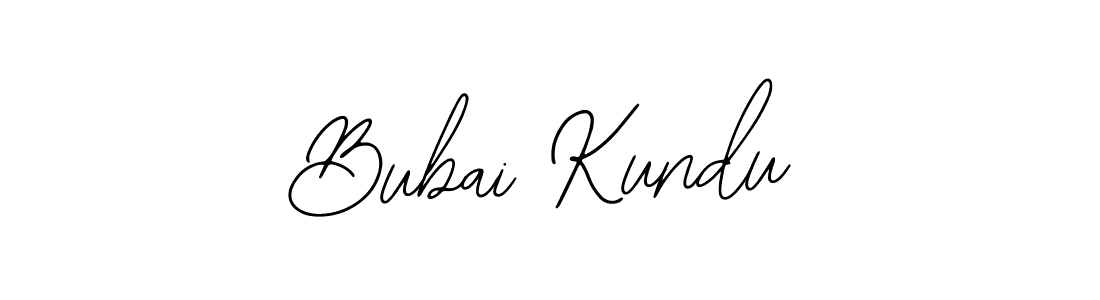 You should practise on your own different ways (Bearetta-2O07w) to write your name (Bubai Kundu) in signature. don't let someone else do it for you. Bubai Kundu signature style 12 images and pictures png