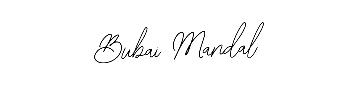 if you are searching for the best signature style for your name Bubai Mandal. so please give up your signature search. here we have designed multiple signature styles  using Bearetta-2O07w. Bubai Mandal signature style 12 images and pictures png