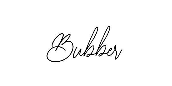 How to make Bubber name signature. Use Bearetta-2O07w style for creating short signs online. This is the latest handwritten sign. Bubber signature style 12 images and pictures png