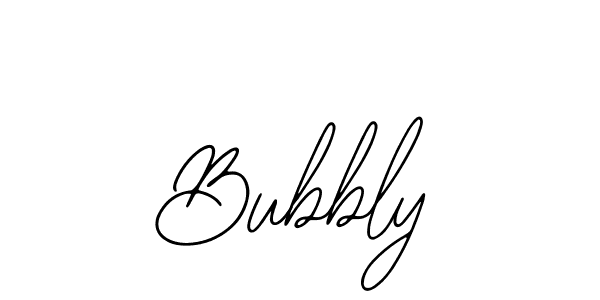 Use a signature maker to create a handwritten signature online. With this signature software, you can design (Bearetta-2O07w) your own signature for name Bubbly. Bubbly signature style 12 images and pictures png