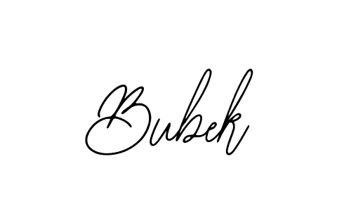 How to make Bubek name signature. Use Bearetta-2O07w style for creating short signs online. This is the latest handwritten sign. Bubek signature style 12 images and pictures png