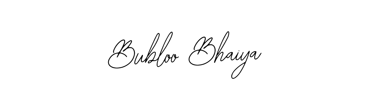 Bubloo Bhaiya stylish signature style. Best Handwritten Sign (Bearetta-2O07w) for my name. Handwritten Signature Collection Ideas for my name Bubloo Bhaiya. Bubloo Bhaiya signature style 12 images and pictures png