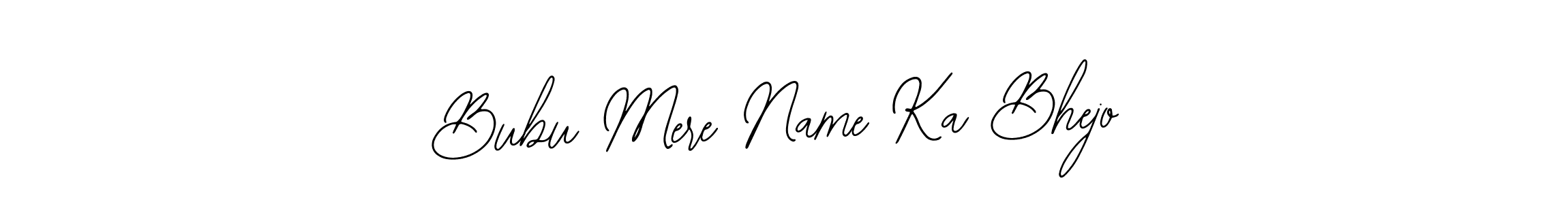 You can use this online signature creator to create a handwritten signature for the name Bubu Mere Name Ka Bhejo. This is the best online autograph maker. Bubu Mere Name Ka Bhejo signature style 12 images and pictures png