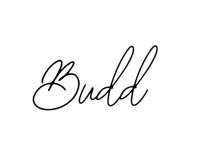 You should practise on your own different ways (Bearetta-2O07w) to write your name (Budd) in signature. don't let someone else do it for you. Budd signature style 12 images and pictures png