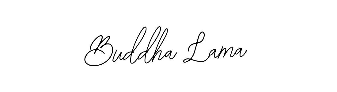 Use a signature maker to create a handwritten signature online. With this signature software, you can design (Bearetta-2O07w) your own signature for name Buddha Lama. Buddha Lama signature style 12 images and pictures png