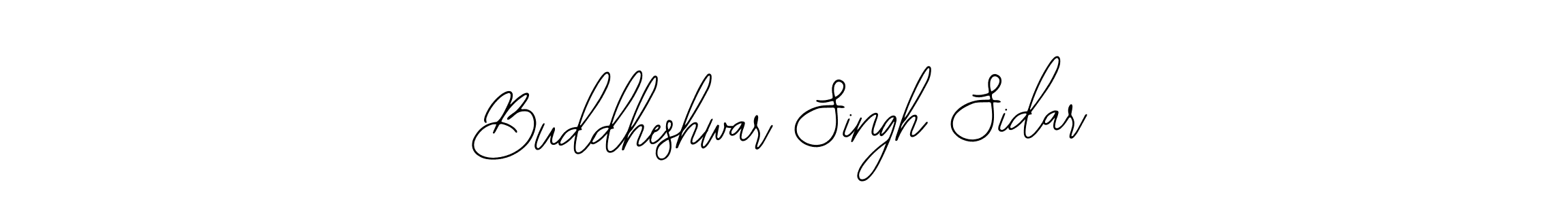 Use a signature maker to create a handwritten signature online. With this signature software, you can design (Bearetta-2O07w) your own signature for name Buddheshwar Singh Sidar. Buddheshwar Singh Sidar signature style 12 images and pictures png