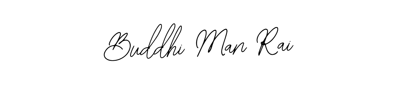 Also we have Buddhi Man Rai name is the best signature style. Create professional handwritten signature collection using Bearetta-2O07w autograph style. Buddhi Man Rai signature style 12 images and pictures png