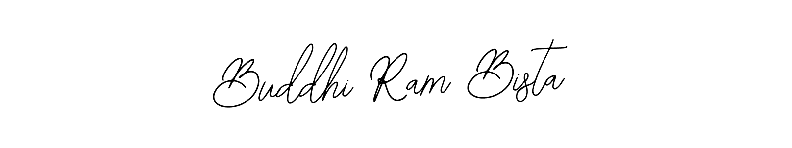 How to make Buddhi Ram Bista name signature. Use Bearetta-2O07w style for creating short signs online. This is the latest handwritten sign. Buddhi Ram Bista signature style 12 images and pictures png