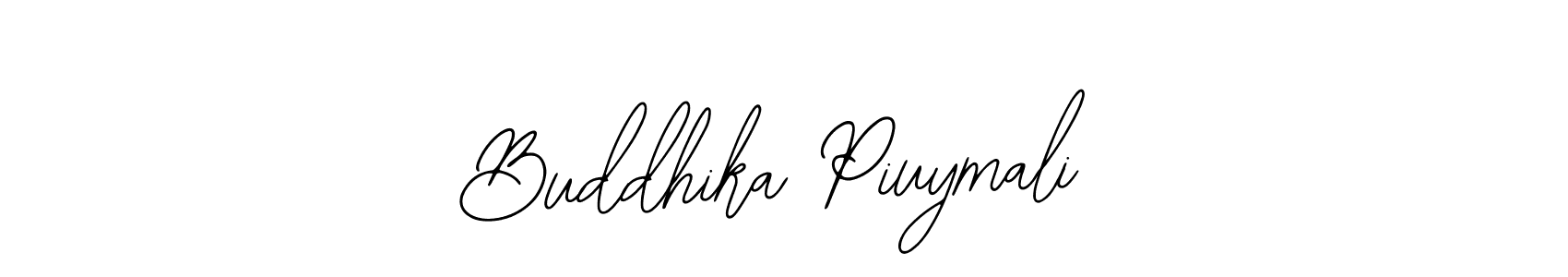 Bearetta-2O07w is a professional signature style that is perfect for those who want to add a touch of class to their signature. It is also a great choice for those who want to make their signature more unique. Get Buddhika Piuymali name to fancy signature for free. Buddhika Piuymali signature style 12 images and pictures png