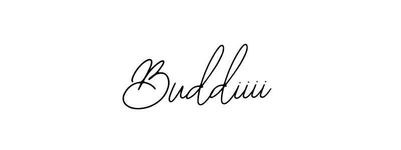How to make Buddiiii signature? Bearetta-2O07w is a professional autograph style. Create handwritten signature for Buddiiii name. Buddiiii signature style 12 images and pictures png