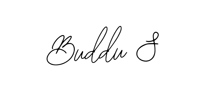 Design your own signature with our free online signature maker. With this signature software, you can create a handwritten (Bearetta-2O07w) signature for name Buddu S. Buddu S signature style 12 images and pictures png