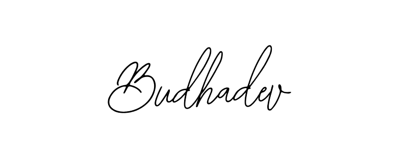 Use a signature maker to create a handwritten signature online. With this signature software, you can design (Bearetta-2O07w) your own signature for name Budhadev. Budhadev signature style 12 images and pictures png