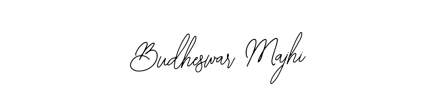 Also we have Budheswar Majhi name is the best signature style. Create professional handwritten signature collection using Bearetta-2O07w autograph style. Budheswar Majhi signature style 12 images and pictures png