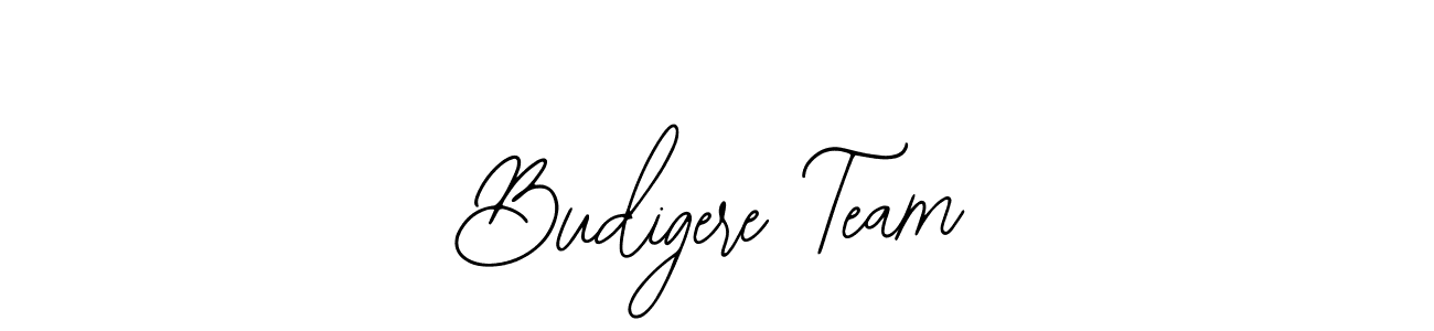 if you are searching for the best signature style for your name Budigere Team. so please give up your signature search. here we have designed multiple signature styles  using Bearetta-2O07w. Budigere Team signature style 12 images and pictures png