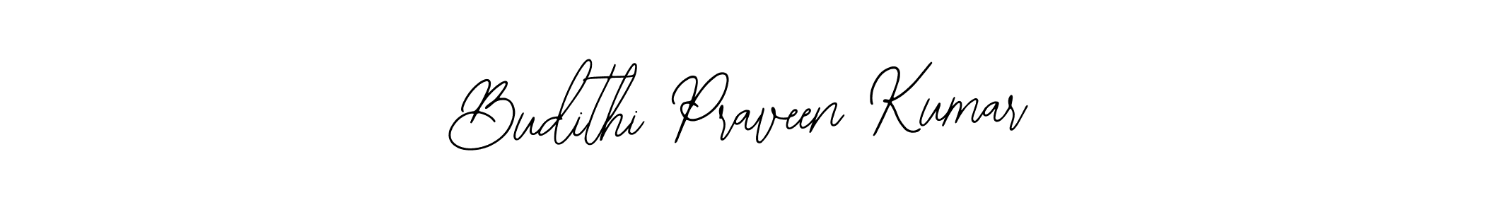 if you are searching for the best signature style for your name Budithi Praveen Kumar. so please give up your signature search. here we have designed multiple signature styles  using Bearetta-2O07w. Budithi Praveen Kumar signature style 12 images and pictures png