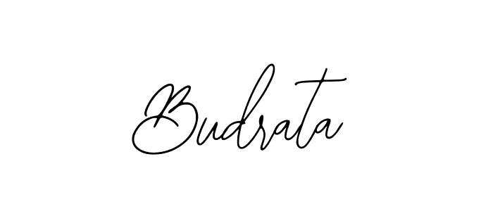 How to make Budrata name signature. Use Bearetta-2O07w style for creating short signs online. This is the latest handwritten sign. Budrata signature style 12 images and pictures png