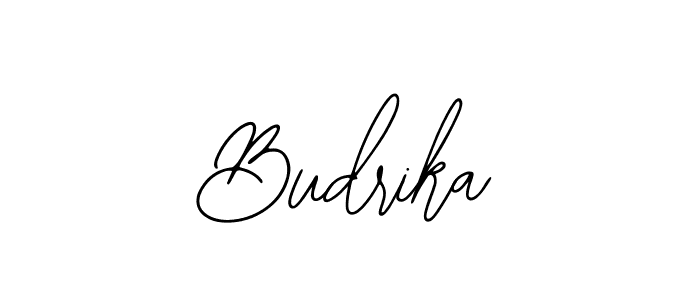 Bearetta-2O07w is a professional signature style that is perfect for those who want to add a touch of class to their signature. It is also a great choice for those who want to make their signature more unique. Get Budrika name to fancy signature for free. Budrika signature style 12 images and pictures png
