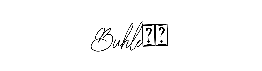 You should practise on your own different ways (Bearetta-2O07w) to write your name (Buhle❤️) in signature. don't let someone else do it for you. Buhle❤️ signature style 12 images and pictures png