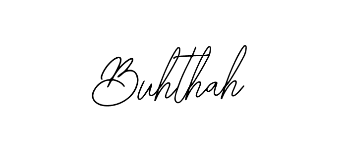 Design your own signature with our free online signature maker. With this signature software, you can create a handwritten (Bearetta-2O07w) signature for name Buhthah. Buhthah signature style 12 images and pictures png