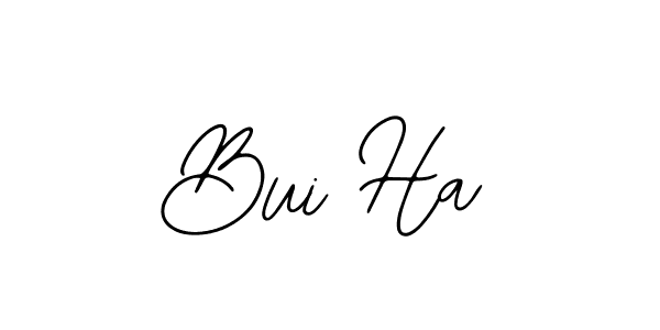 Similarly Bearetta-2O07w is the best handwritten signature design. Signature creator online .You can use it as an online autograph creator for name Bui Ha. Bui Ha signature style 12 images and pictures png