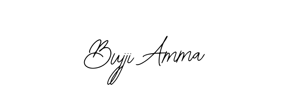Use a signature maker to create a handwritten signature online. With this signature software, you can design (Bearetta-2O07w) your own signature for name Bujji Amma. Bujji Amma signature style 12 images and pictures png