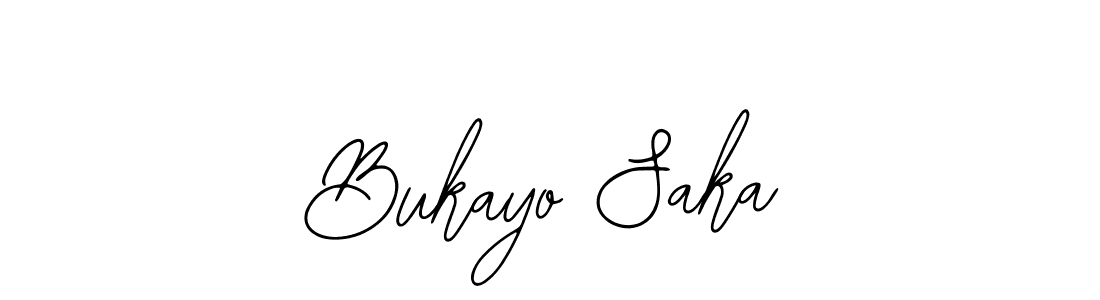 The best way (Bearetta-2O07w) to make a short signature is to pick only two or three words in your name. The name Bukayo Saka include a total of six letters. For converting this name. Bukayo Saka signature style 12 images and pictures png