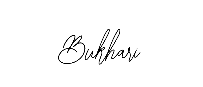 How to make Bukhari name signature. Use Bearetta-2O07w style for creating short signs online. This is the latest handwritten sign. Bukhari signature style 12 images and pictures png