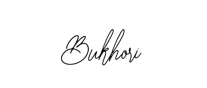 How to make Bukhori name signature. Use Bearetta-2O07w style for creating short signs online. This is the latest handwritten sign. Bukhori signature style 12 images and pictures png