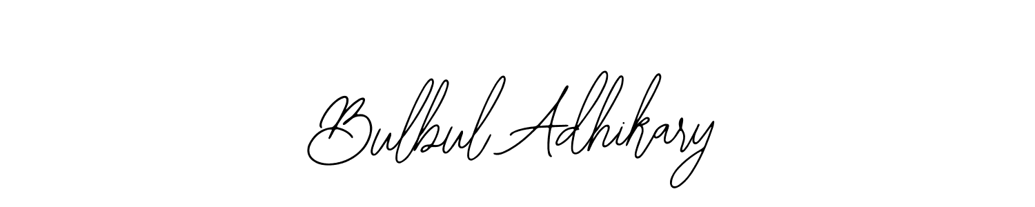 How to make Bulbul Adhikary signature? Bearetta-2O07w is a professional autograph style. Create handwritten signature for Bulbul Adhikary name. Bulbul Adhikary signature style 12 images and pictures png