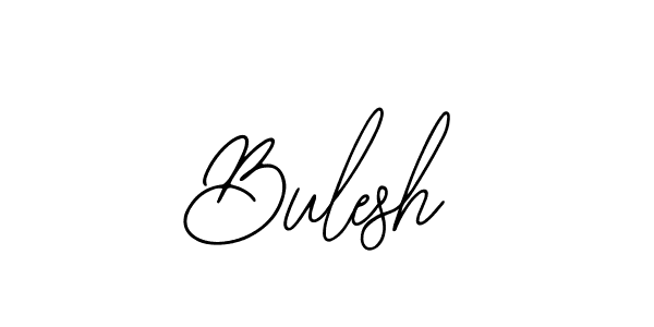 You should practise on your own different ways (Bearetta-2O07w) to write your name (Bulesh) in signature. don't let someone else do it for you. Bulesh signature style 12 images and pictures png