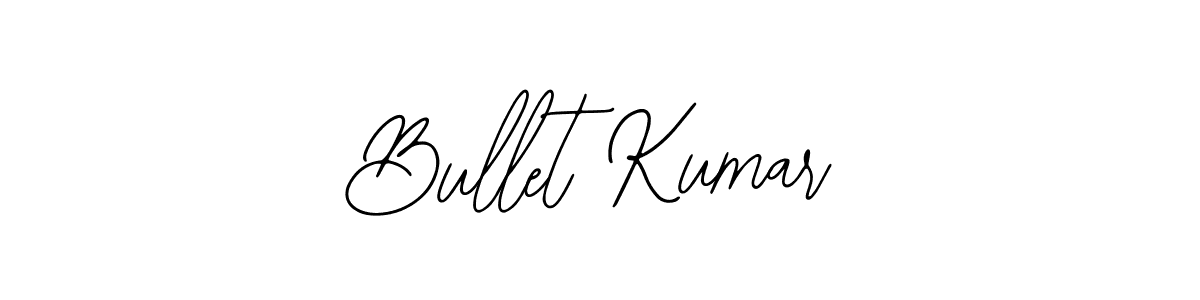 Create a beautiful signature design for name Bullet Kumar. With this signature (Bearetta-2O07w) fonts, you can make a handwritten signature for free. Bullet Kumar signature style 12 images and pictures png