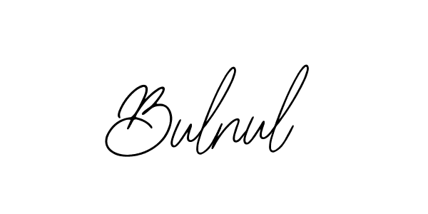 You should practise on your own different ways (Bearetta-2O07w) to write your name (Bulnul) in signature. don't let someone else do it for you. Bulnul signature style 12 images and pictures png