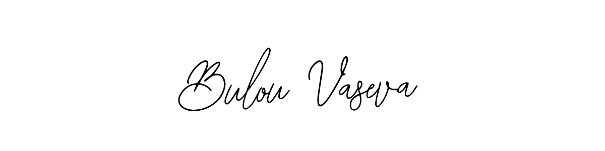 Use a signature maker to create a handwritten signature online. With this signature software, you can design (Bearetta-2O07w) your own signature for name Bulou Vaseva. Bulou Vaseva signature style 12 images and pictures png