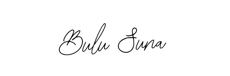 Also You can easily find your signature by using the search form. We will create Bulu Suna name handwritten signature images for you free of cost using Bearetta-2O07w sign style. Bulu Suna signature style 12 images and pictures png