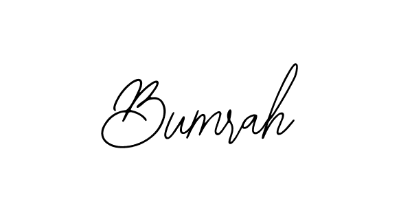 How to make Bumrah name signature. Use Bearetta-2O07w style for creating short signs online. This is the latest handwritten sign. Bumrah signature style 12 images and pictures png