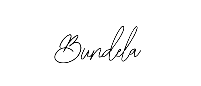 Create a beautiful signature design for name Bundela. With this signature (Bearetta-2O07w) fonts, you can make a handwritten signature for free. Bundela signature style 12 images and pictures png