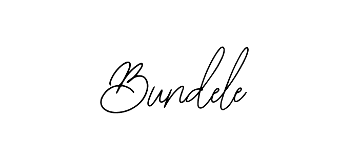 Similarly Bearetta-2O07w is the best handwritten signature design. Signature creator online .You can use it as an online autograph creator for name Bundele. Bundele signature style 12 images and pictures png