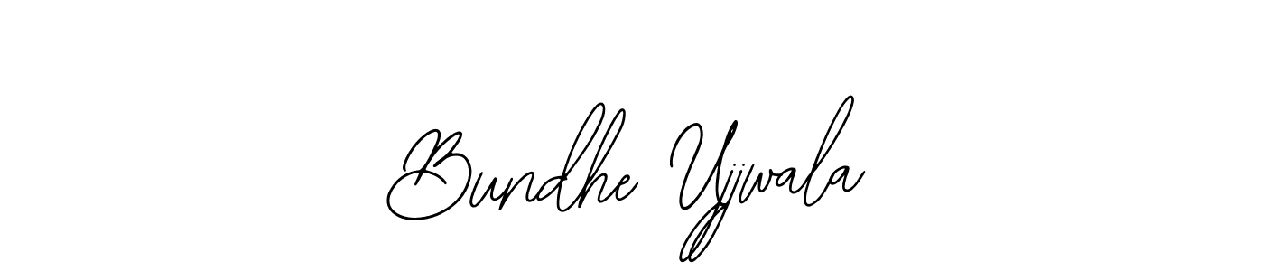 Use a signature maker to create a handwritten signature online. With this signature software, you can design (Bearetta-2O07w) your own signature for name Bundhe Ujjwala. Bundhe Ujjwala signature style 12 images and pictures png