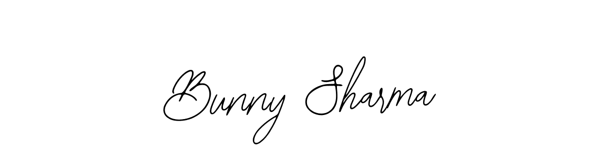 if you are searching for the best signature style for your name Bunny Sharma. so please give up your signature search. here we have designed multiple signature styles  using Bearetta-2O07w. Bunny Sharma signature style 12 images and pictures png