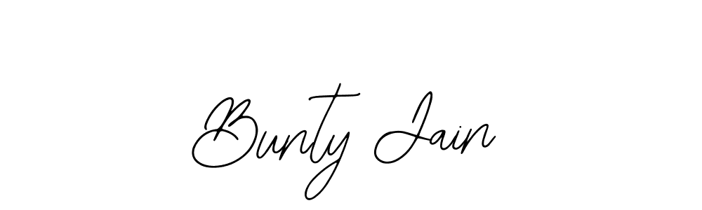 The best way (Bearetta-2O07w) to make a short signature is to pick only two or three words in your name. The name Bunty Jain include a total of six letters. For converting this name. Bunty Jain signature style 12 images and pictures png