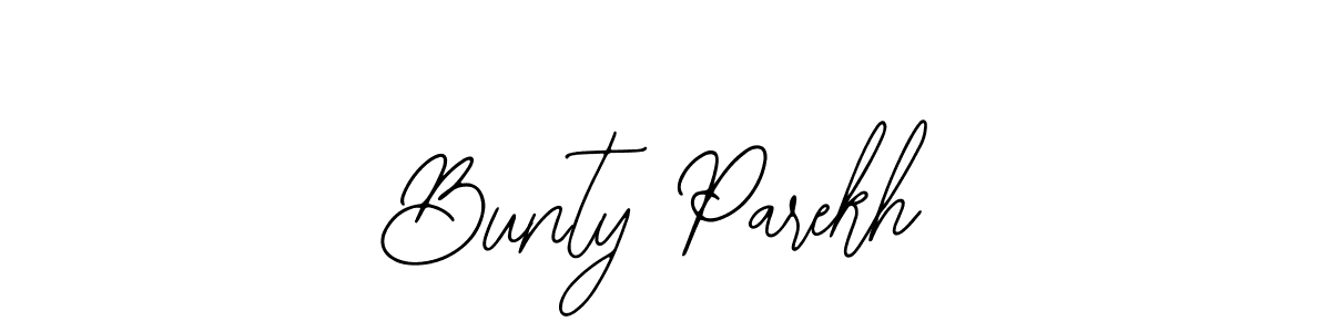 Also we have Bunty Parekh name is the best signature style. Create professional handwritten signature collection using Bearetta-2O07w autograph style. Bunty Parekh signature style 12 images and pictures png