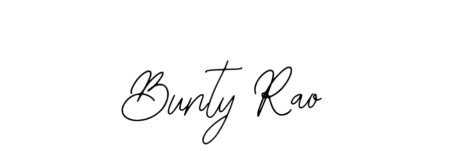How to make Bunty Rao signature? Bearetta-2O07w is a professional autograph style. Create handwritten signature for Bunty Rao name. Bunty Rao signature style 12 images and pictures png
