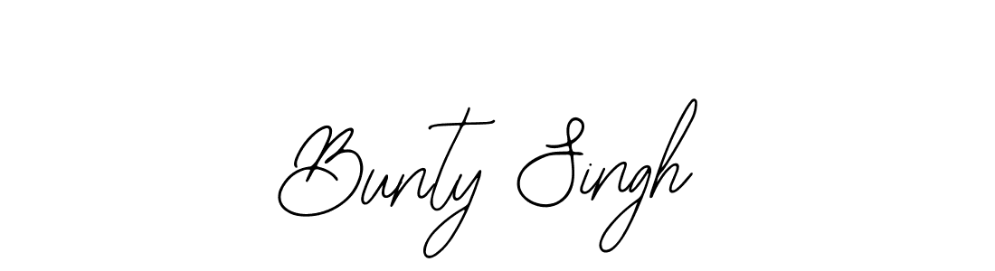 Make a beautiful signature design for name Bunty Singh. Use this online signature maker to create a handwritten signature for free. Bunty Singh signature style 12 images and pictures png