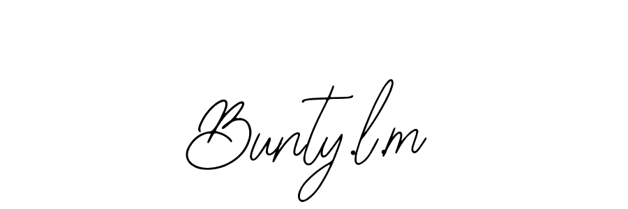 How to make Bunty.l.m signature? Bearetta-2O07w is a professional autograph style. Create handwritten signature for Bunty.l.m name. Bunty.l.m signature style 12 images and pictures png