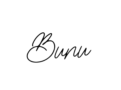 Make a beautiful signature design for name Bunu. With this signature (Bearetta-2O07w) style, you can create a handwritten signature for free. Bunu signature style 12 images and pictures png