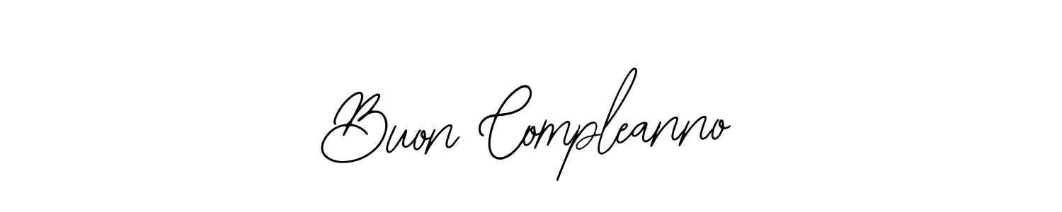 Design your own signature with our free online signature maker. With this signature software, you can create a handwritten (Bearetta-2O07w) signature for name Buon Compleanno. Buon Compleanno signature style 12 images and pictures png