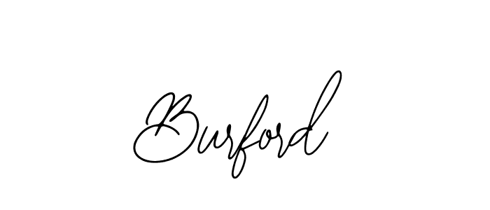 You should practise on your own different ways (Bearetta-2O07w) to write your name (Burford) in signature. don't let someone else do it for you. Burford signature style 12 images and pictures png