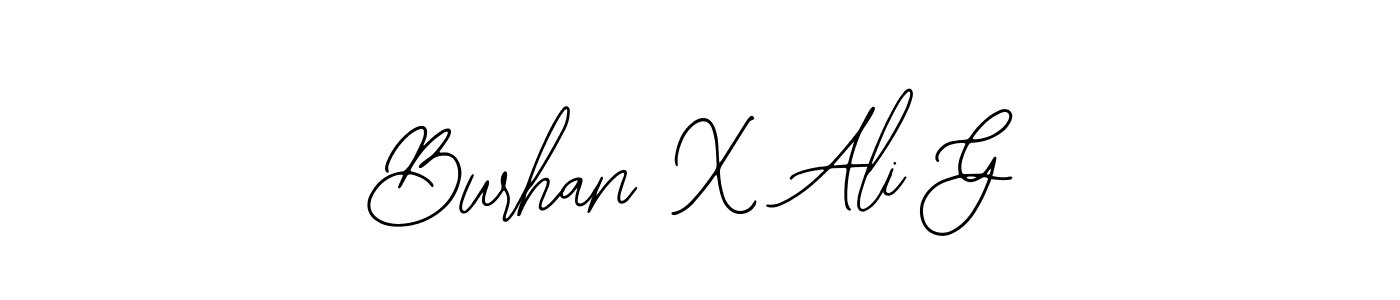 How to make Burhan X Ali G signature? Bearetta-2O07w is a professional autograph style. Create handwritten signature for Burhan X Ali G name. Burhan X Ali G signature style 12 images and pictures png